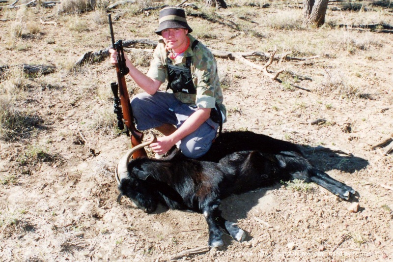 Aaron with his black billy